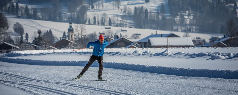 Klassische Loipe: Lenggries - Schlegldorf - Arzbach (15km), © Tourismus Lenggries, Adrian Greiter Klassische Loipe: Lenggries - Schlegldorf - Arzbach (15km), © Tourismus Lenggries, Adrian Greiter