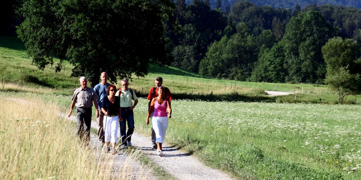 Von der Ramsau zum Aussichtspunkt, © Gästeinformation Bad Heilbrunn Von der Ramsau zum Aussichtspunkt, © Gästeinformation Bad Heilbrunn
