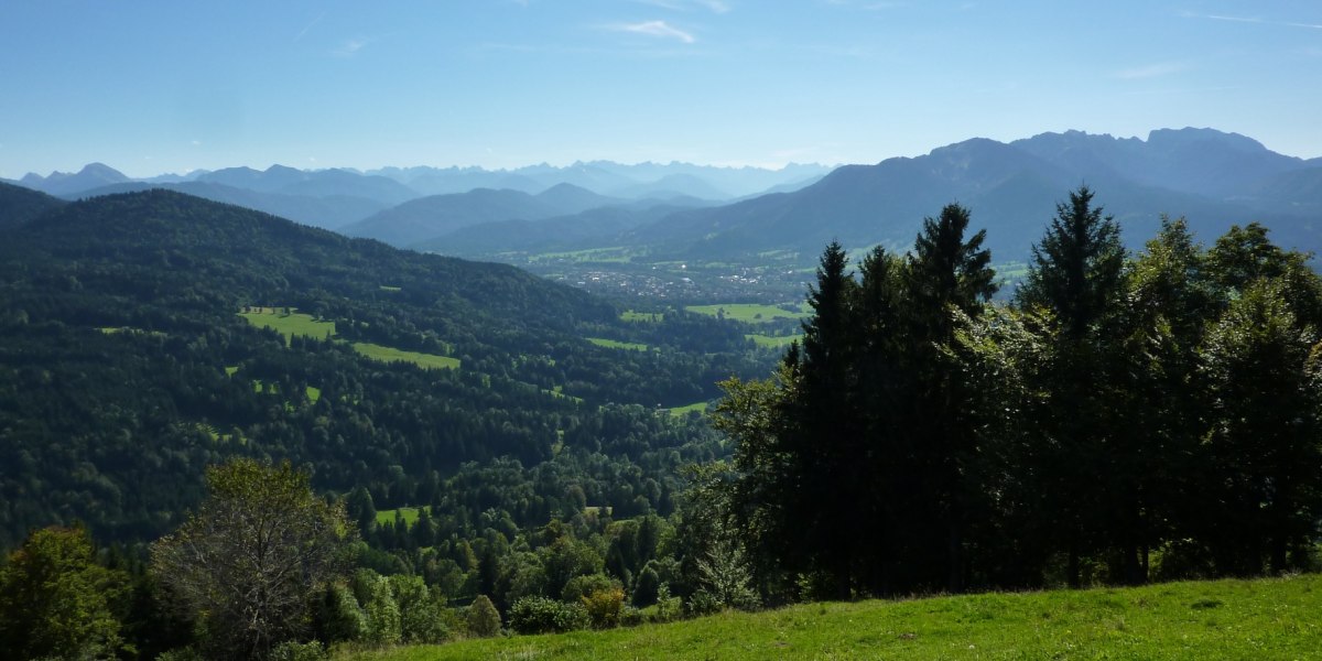 Blick von Sunntratn, © Tourismus Lenggries Blick von Sunntratn, © Tourismus Lenggries