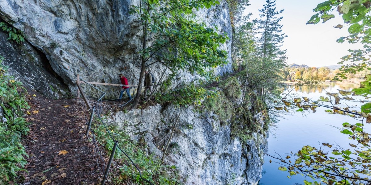 Felsenweg am Kochelsee, © Tölzer Land Tourismus Felsenweg am Kochelsee, © Tölzer Land Tourismus