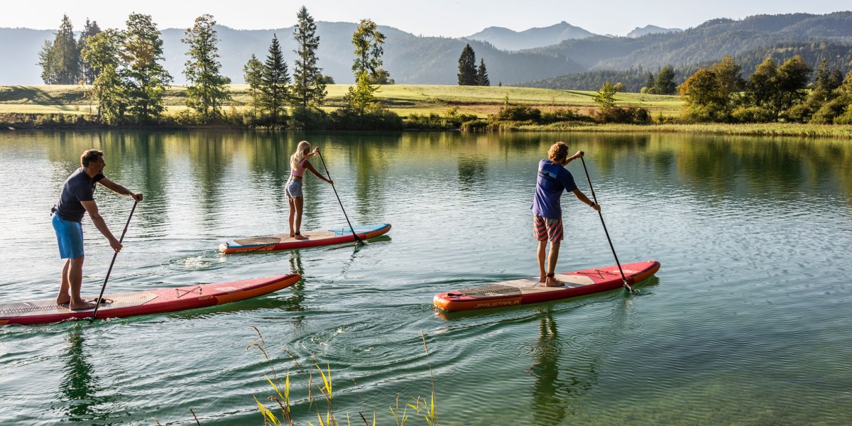 SUP - Aktive Erholung am Walchensee, © bayern.by, Udo Bernhart SUP - Aktive Erholung am Walchensee, © bayern.by, Udo Bernhart