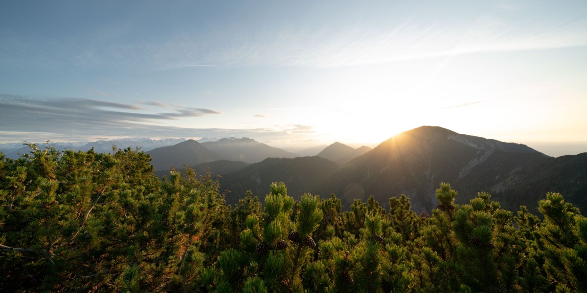 Blick vom Herzogstand zum Heimgarten, © Tölzer Land Tourismus Blick vom Herzogstand zum Heimgarten, © Tölzer Land Tourismus