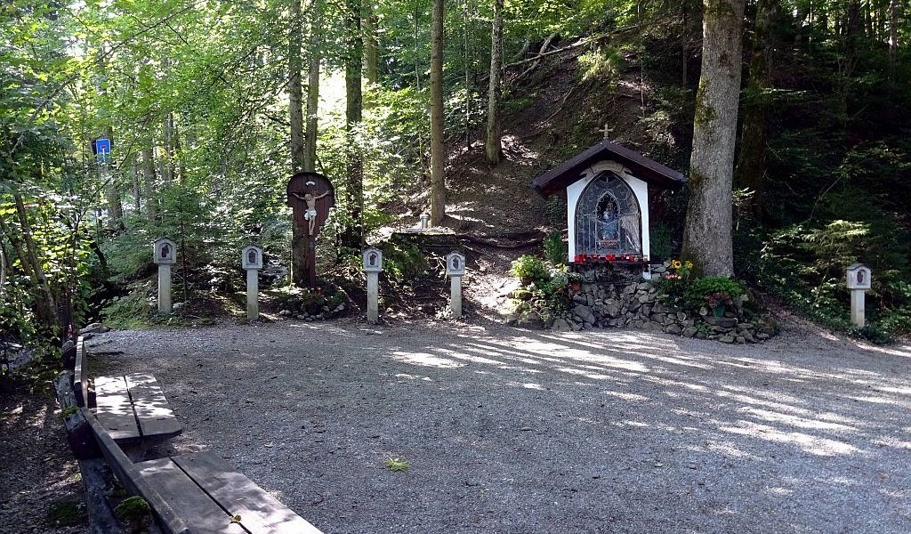 Kapelle Mariabrunn am Ausgangspunkt, © Gästeinformation Benediktbeuern Kapelle Mariabrunn am Ausgangspunkt, © Gästeinformation Benediktbeuern