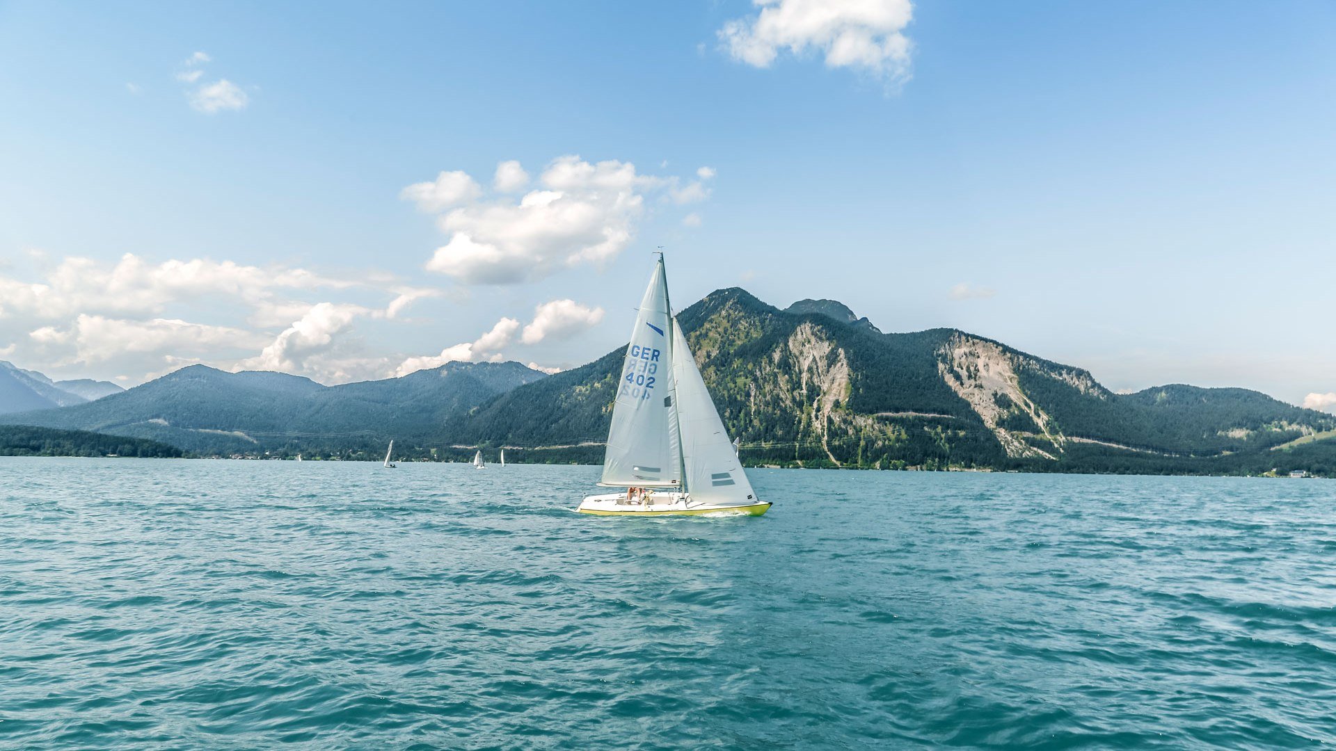 Segeln am Walchensee, © Tourist Information Kochel a. See, Foto Thomas Kujat Segeln am Walchensee, © Tourist Information Kochel a. See, Foto Thomas Kujat