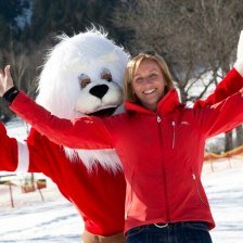 Michi Gerg mit Schneety, © Skischule Michi Gerg | Bettina Krinner Michi Gerg mit Schneety, © Skischule Michi Gerg | Bettina Krinner