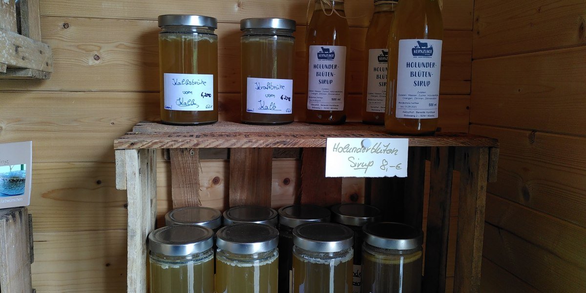 Verkauf von Marmelade, © Unbekannt Verkauf von Marmelade, © Unbekannt