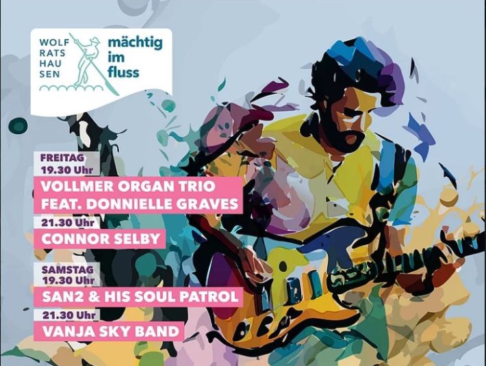 Plakat Bluesfestival 2026 Wolfratshausen, © Stadt Wolfratshausen Plakat Bluesfestival 2026 Wolfratshausen, © Stadt Wolfratshausen