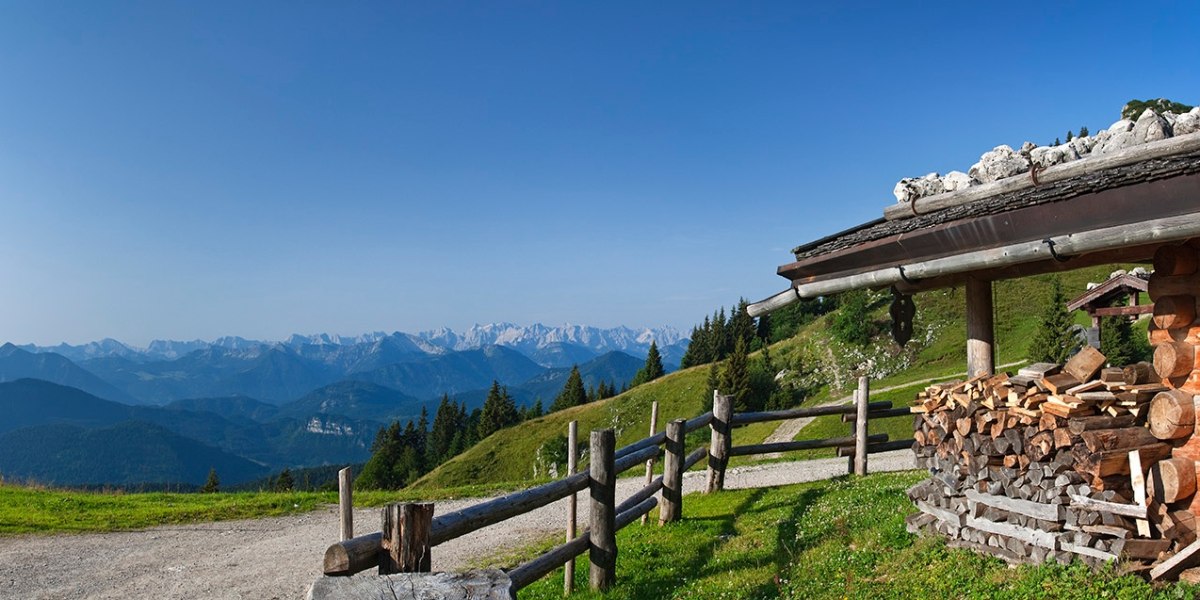 Stie-Alm im Sommer, © Tourismus Lenggries Stie-Alm im Sommer, © Tourismus Lenggries