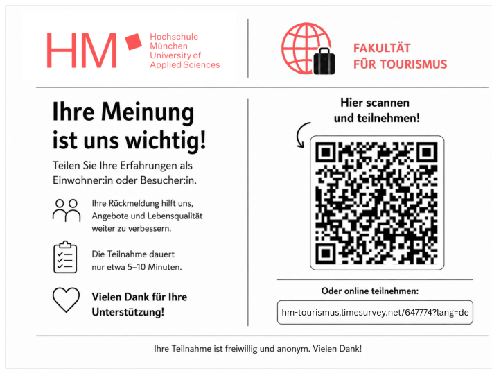 Umfrage Tourismus im Tölzer Land HM München Umfrage Tourismus im Tölzer Land HM München