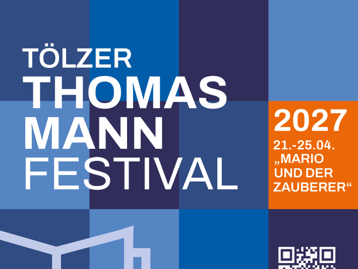 Das 4. Tölzer THOMAS MANN FESTIAVL findet unter dem Leitthema "Mario und der Zauberer" vom 21. - 25. April 2027 statt., © Stadt Bad Tölz Das 4. Tölzer THOMAS MANN FESTIAVL findet unter dem Leitthema "Mario und der Zauberer" vom 21. - 25. April 2027 statt., © Stadt Bad Tölz