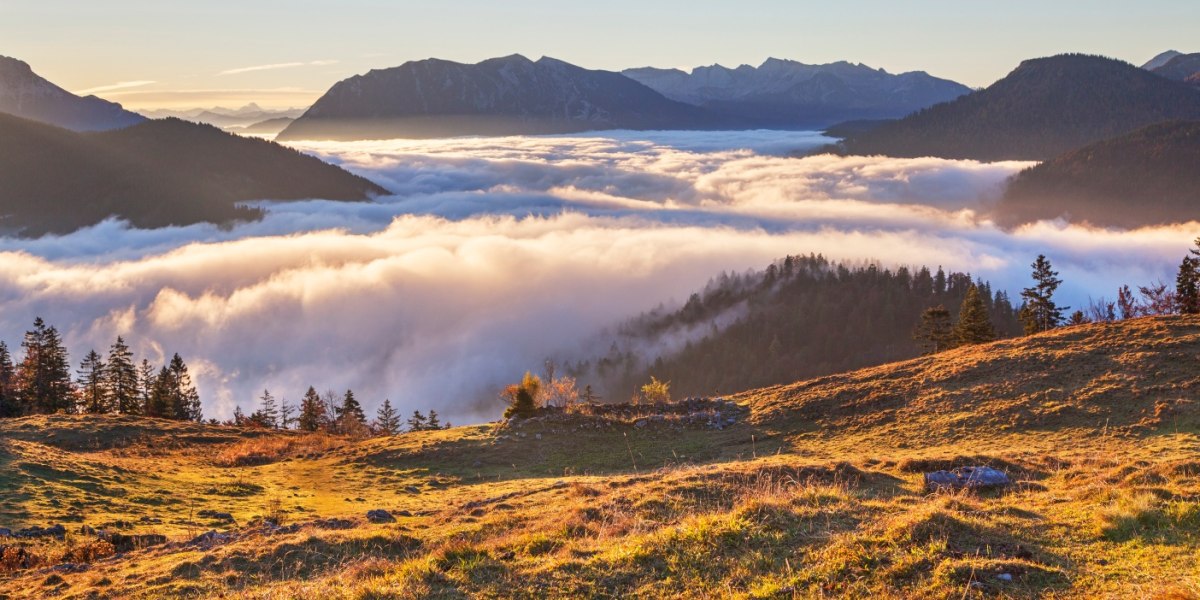 Blick ins Karwendel von Hochalm, © Tourismus Lenggries Blick ins Karwendel von Hochalm, © Tourismus Lenggries