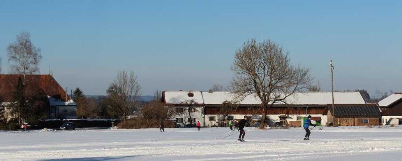 Loipe in Benediktbeuern, © Tölzer Land Tourismus Loipe in Benediktbeuern, © Tölzer Land Tourismus