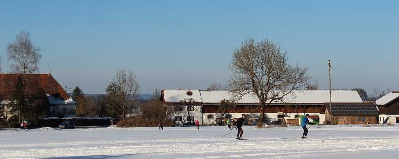 Loipe in Benediktbeuern, © Tölzer Land Tourismus Loipe in Benediktbeuern, © Tölzer Land Tourismus