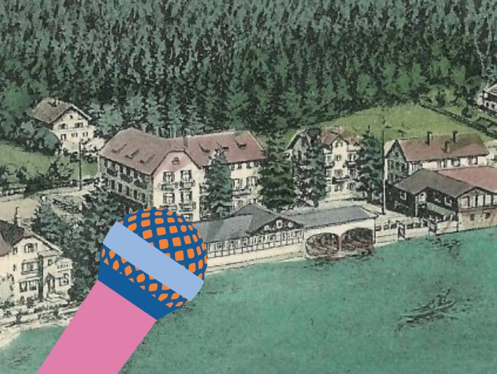 Im Podcast das Seehotel Grauer Bär, © podcast dochdort, Lisa Steinbacher Im Podcast das Seehotel Grauer Bär, © podcast dochdort, Lisa Steinbacher