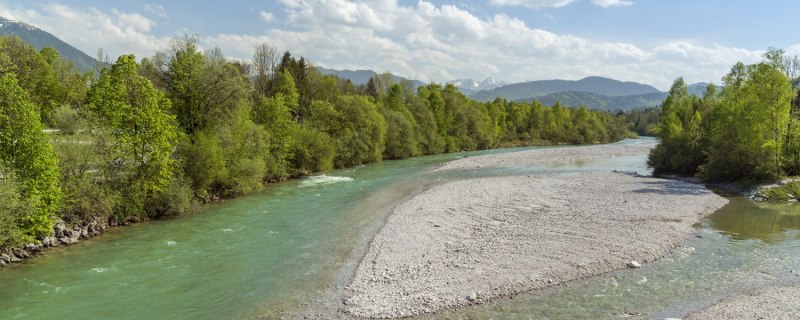 'Wildfluss Isar, © Tourismus Lenggries 'Wildfluss Isar, © Tourismus Lenggries