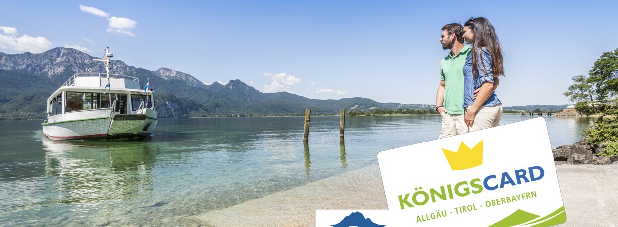 Die Königscrad - bei ausgewählten Gastgebern erhältlich für ein MEHR an Urlaubsspaß, © Foto: TI Kochel a. See|Thomas Kujat Die Königscrad - bei ausgewählten Gastgebern erhältlich für ein MEHR an Urlaubsspaß, © Foto: TI Kochel a. See|Thomas Kujat