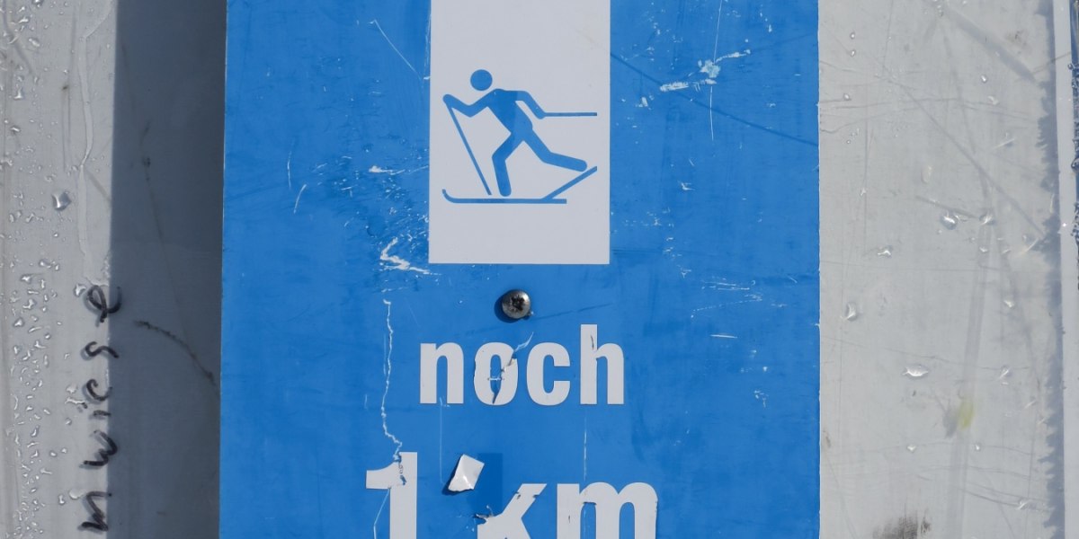 Loipenhinweisschild, © Tölzer Land Tourismus Loipenhinweisschild, © Tölzer Land Tourismus