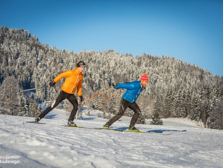Klassische und Skating Loipe: Rundkurs/Nachtloipe Gilgenhöfe (2km), © Tourismus Lenggries, Adrian Greiter Klassische und Skating Loipe: Rundkurs/Nachtloipe Gilgenhöfe (2km), © Tourismus Lenggries, Adrian Greiter