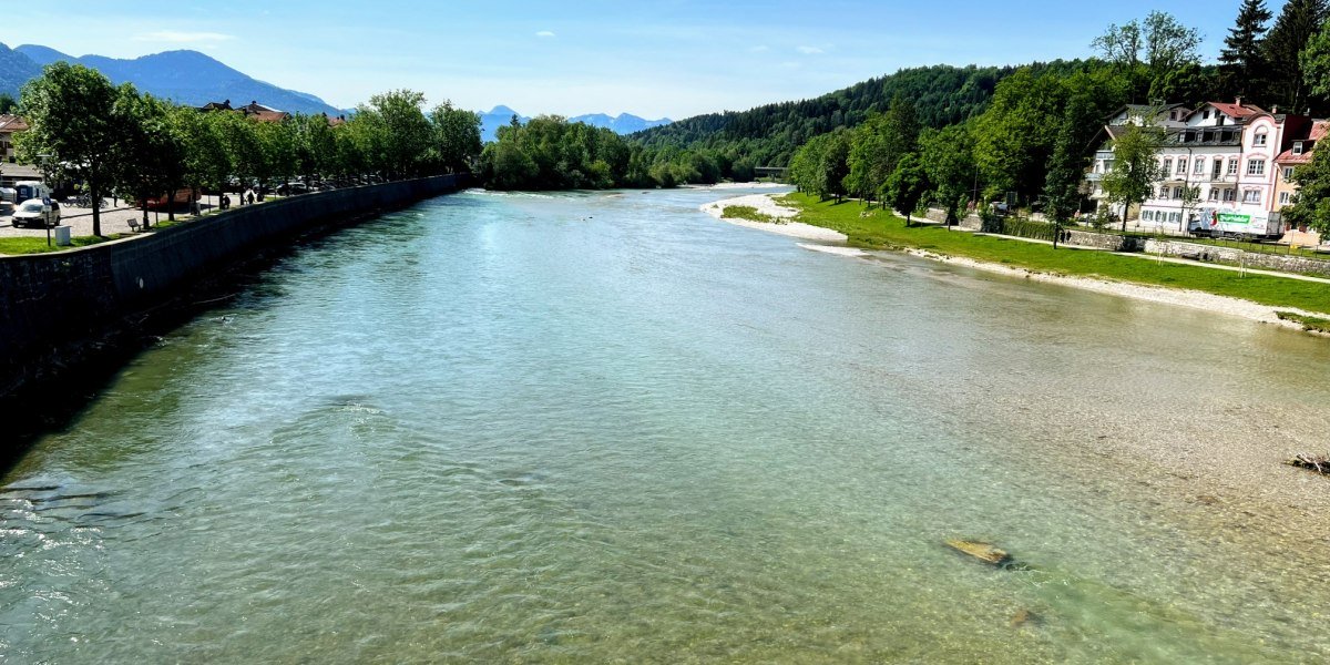Blick auf die Isar in Bad Tölz, © Fakultät für Tourismus - Hochschule München - Digitales Marketing & Management Blick auf die Isar in Bad Tölz, © Fakultät für Tourismus - Hochschule München - Digitales Marketing & Management