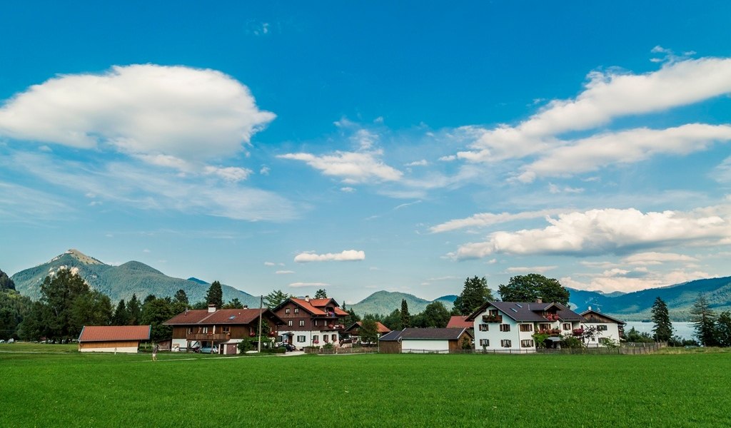 Der Ort Walchensee, © Tölzer Land Tourismus Der Ort Walchensee, © Tölzer Land Tourismus