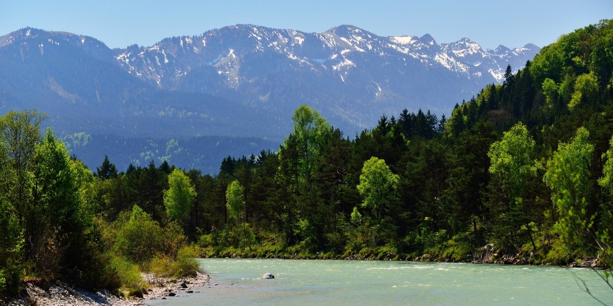 Blick auf die Isar, © Stadt Bad Tölz