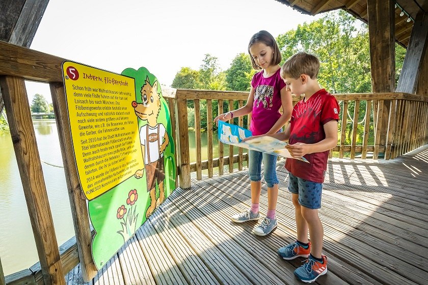 Kinderfl&ouml;&szlig;erpfad Wolfratshausen, &copy; Stadt Wolfratshausen