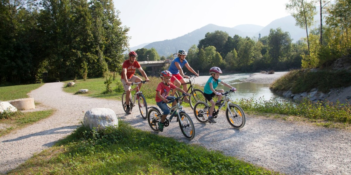 Familienradtour entlang der Isar, © Tourismus Lenggries