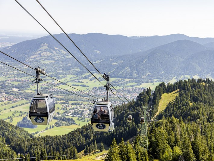 Mit der Brauneck-Bergbahn Lenggries zum Wandern , © Toourismus Lenggries | Adrian Greiter