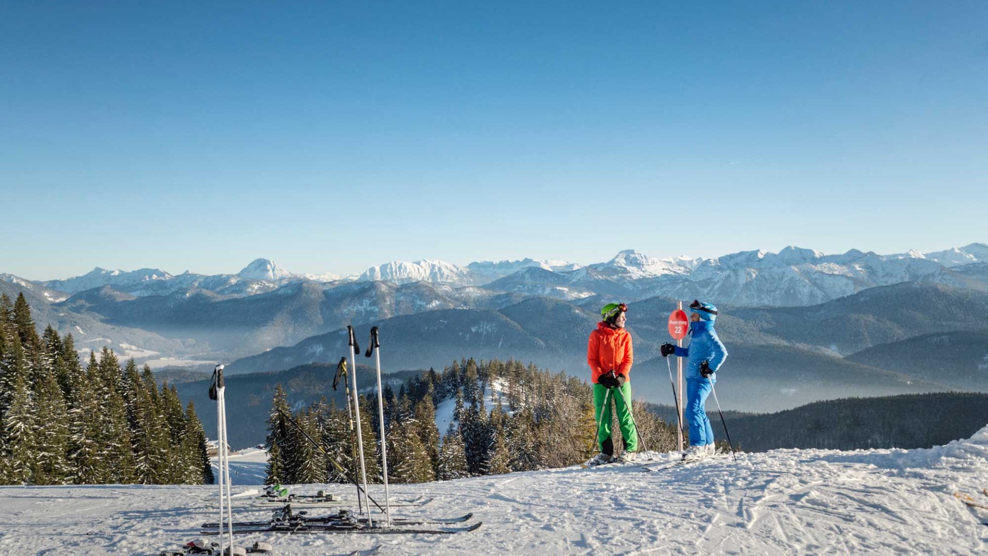 Skifahren am Brauneck, © Tourismus Oberbayern München/Peter von Felbert