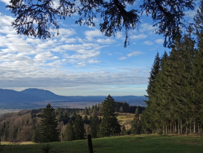 Aussicht Hohentann Richtung Murnauer Moos, &copy; T&ouml;lzer Land Tourismus