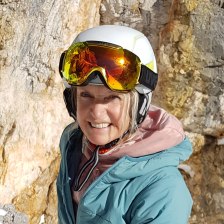Gudrun Weikert, Sportlehrerin, Berg- und Skif&uuml;hrerin, IFMGA Mountain Guide, &copy; Gudrun Weikert, Foto Andreas Gr&ouml;ger