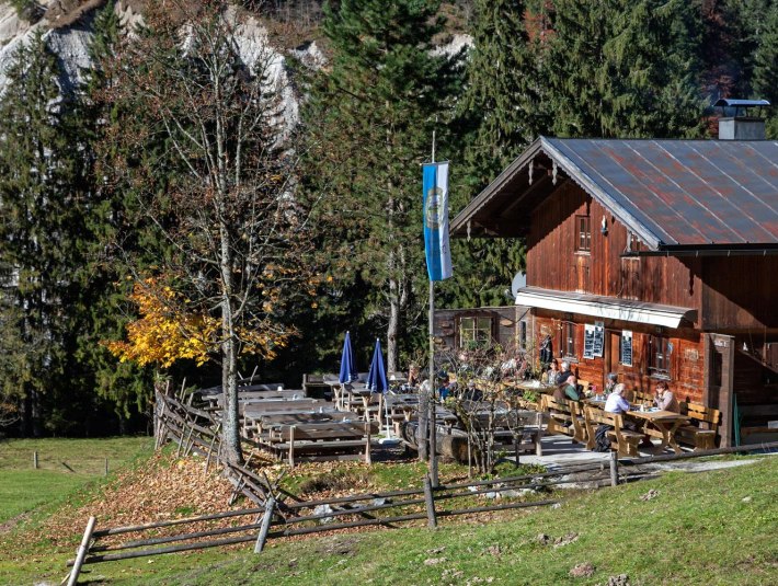 Oswaldhütte, © TI Lenggries, Foto: Christian Bäck