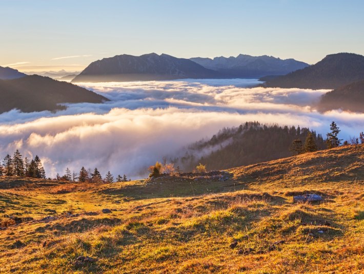 Blick ins Karwendel von Hochalm, &copy; Tourismus Lenggries