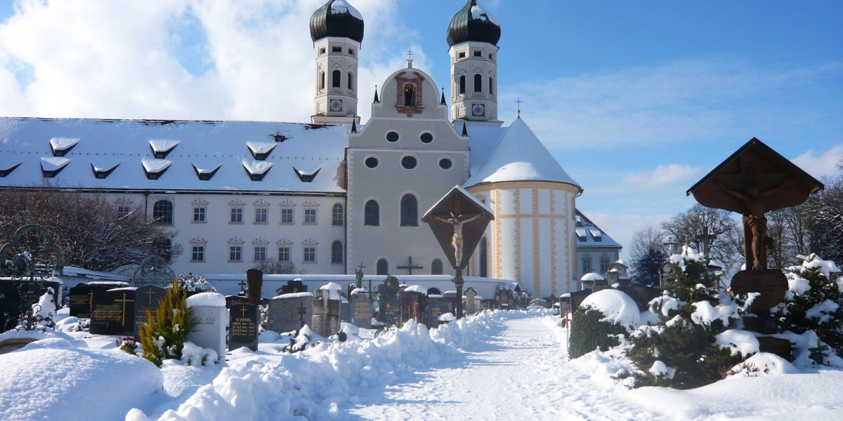 Basilika des Klosters Benediktbeuern, © Gästeinformation Benediktbeuern