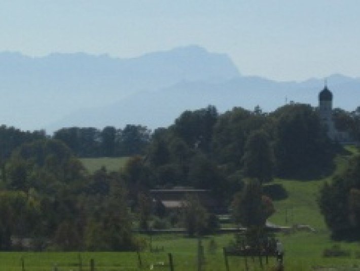 M&uuml;nsing mit Zugspitzblick, &copy; T&ouml;lzer Land Tourismus