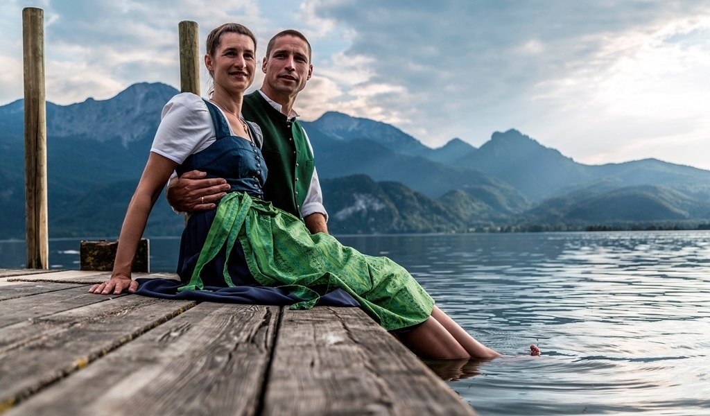 Trachtler am Kochelsee, &copy; Quelle: Tourist Information Kochel a. See, Fotograf Thomas Kujat