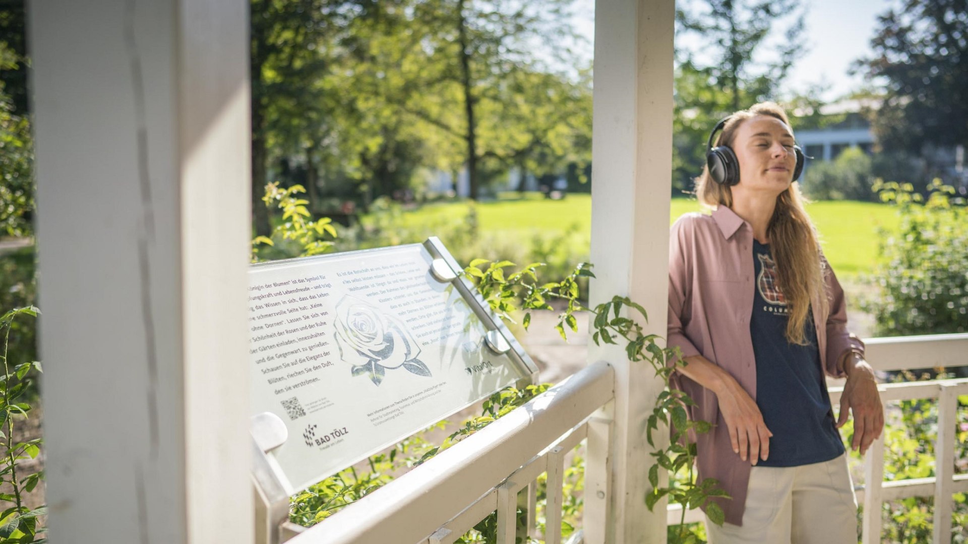Ein Sinnstifterort  - der Rosengarten in Bad T&ouml;lz, &copy; T&ouml;lzer Land Tourismus|D. Denger