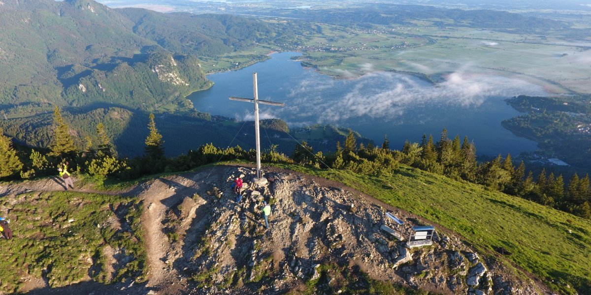 Jochberg Gipfel bei Sonnenaufgang, &copy; Tourist Information Kochel a. See