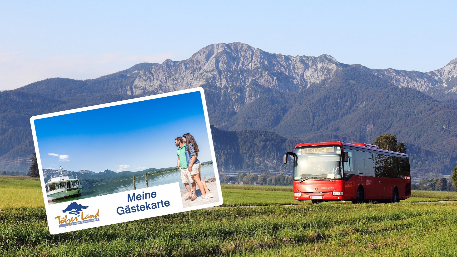 Urlaubs-Plus mit der Gästekarte: Rabatte und Vergünstigungen erhalten Sie mit der Gästekarte - auch die Fahrten mit den Bussen des RVO im Oberland!, © Foto: Zweiseen-Land |D. Weickel