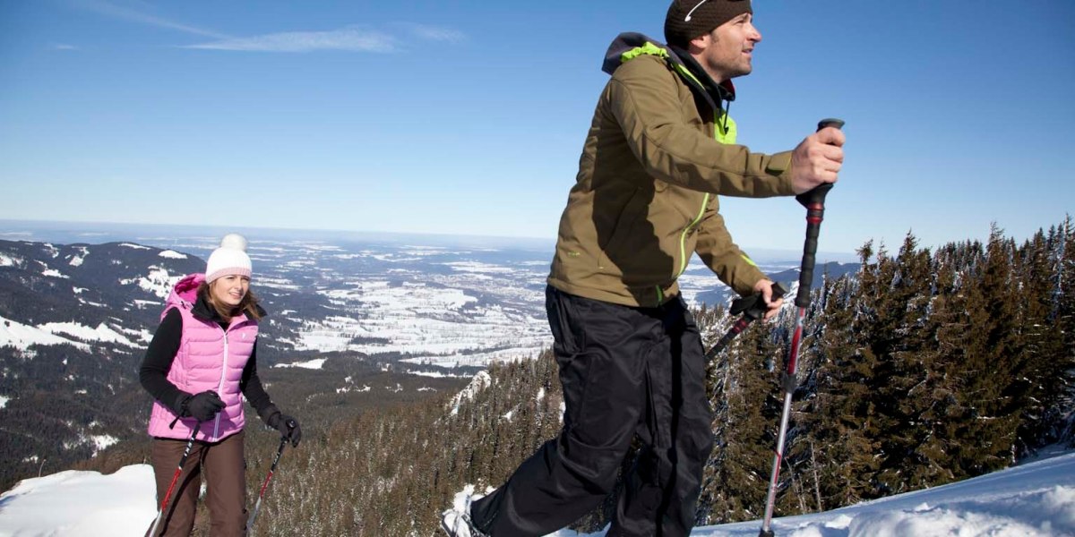 Scheeschuhwandern in Lenggries, © Tourismus Lenggries, Adrian Greiter