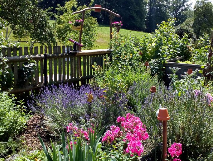 Das Hofcafe Waldhauser beim Waldhauserhof lockt mit hausgemachten Kuchenspezialit&auml;ten der Kr&auml;uterp&auml;dagogin Claudia Klostermeier. Im dazugeh&ouml;rigen Vitalhof Waldhauser Hof der Familie l&auml;sst es sich auch bestens urlauben! Zaunguckerlgarten 16 (2020), &copy; T&ouml;lzer Land Tourismus|C. Baier
