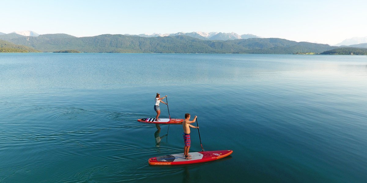 SUP am Walchensee, &copy; Tourist Information Kochel a. See, Daniel Weickel