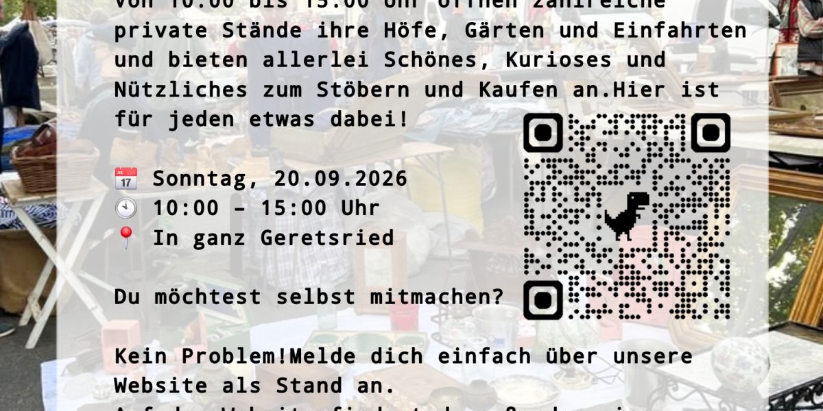 Bild 1, &copy; Flohmarkt Flyer