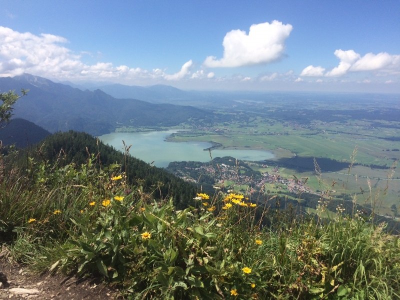 Blick vom Rabenkopf auf den Kochelsee, &copy; Anita Gray
