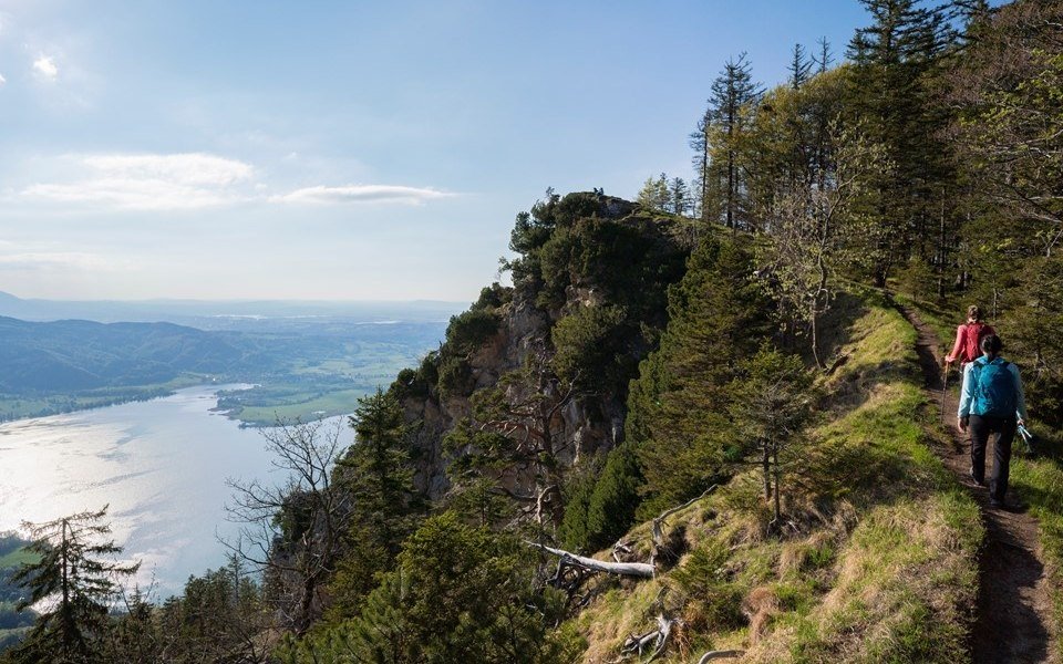 Weg zum Gipfel der Sonnenspitz (im Hintergrund links das kleine Gipfelplatteau), &copy; Tourist Information Kochel a. See