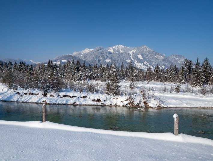Der Wilfluss Isar im Winter, © Tourismus Lenggries