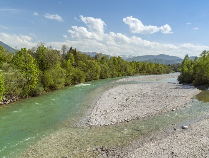 'Wildfluss Isar, &copy; Tourismus Lenggries