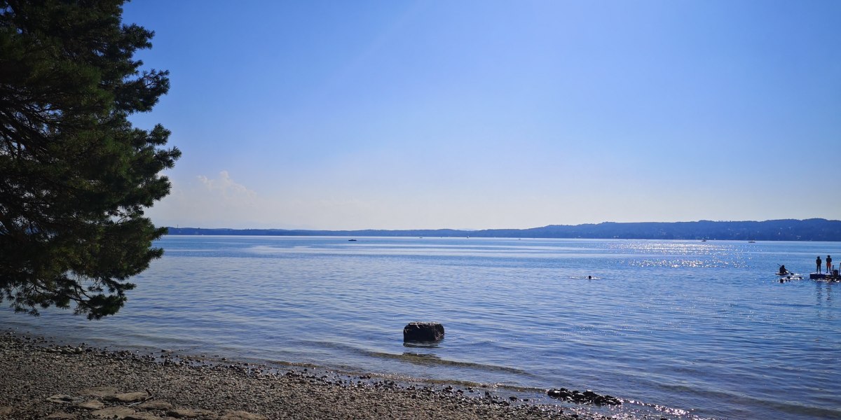 Urlaubsidyll: der Strand am Starnberger See - Ostufer, © Tölzer Land Tourismus