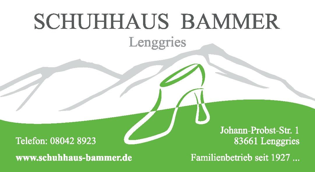 Visitenkarte Schuhhaus Bammer