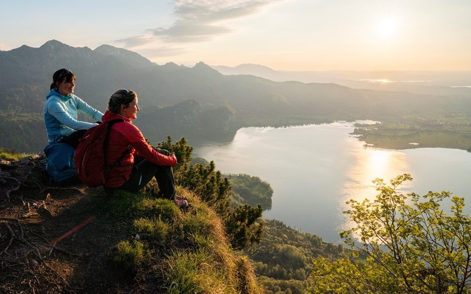 Ausblick von der Sonnenspitz auf dem Kochelsee, &copy; Tourist Information Kochel a. See